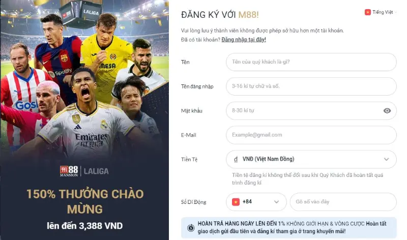 Link vào M88 cung cấp liên kết tham gia nhà cái