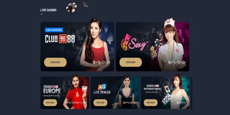 Tổng quan thông tin về casino trực tuyến M88